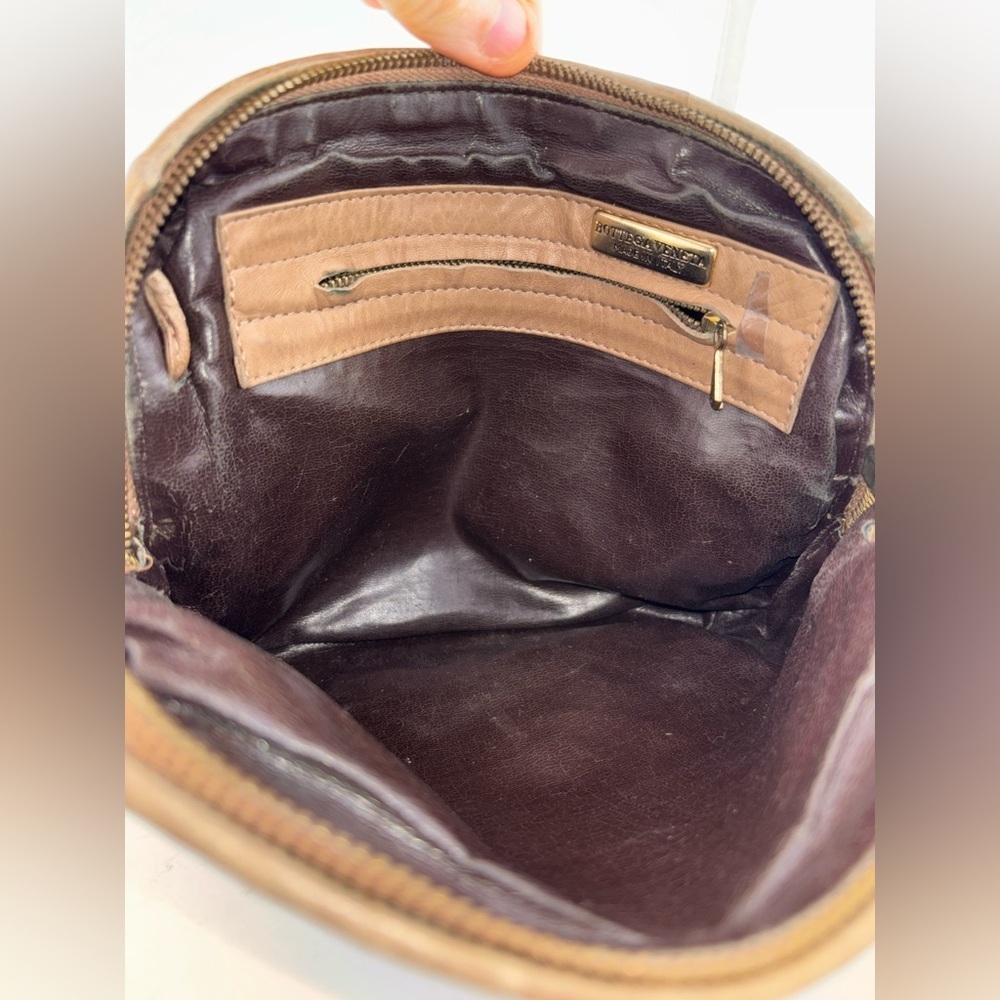 Vintage 1980's Bottega Veneta Intrecciato Leather Drawstring Bag​​ - Picture 10 of 14